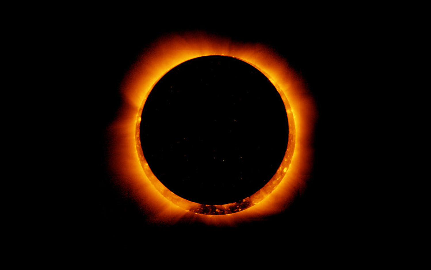 Solar eclipse image